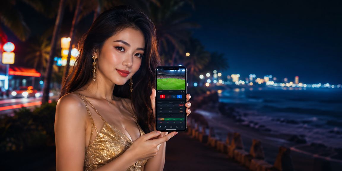 Người chơi tại Mũi Né theo dõi xổ số và nhận thưởng qua điện thoại trên bãi biển